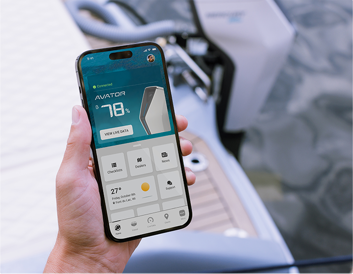 Mercury Marine Mobile App for Avator Motors